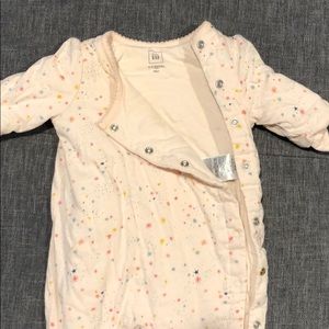 Babygap quilted footie 0-3 month
